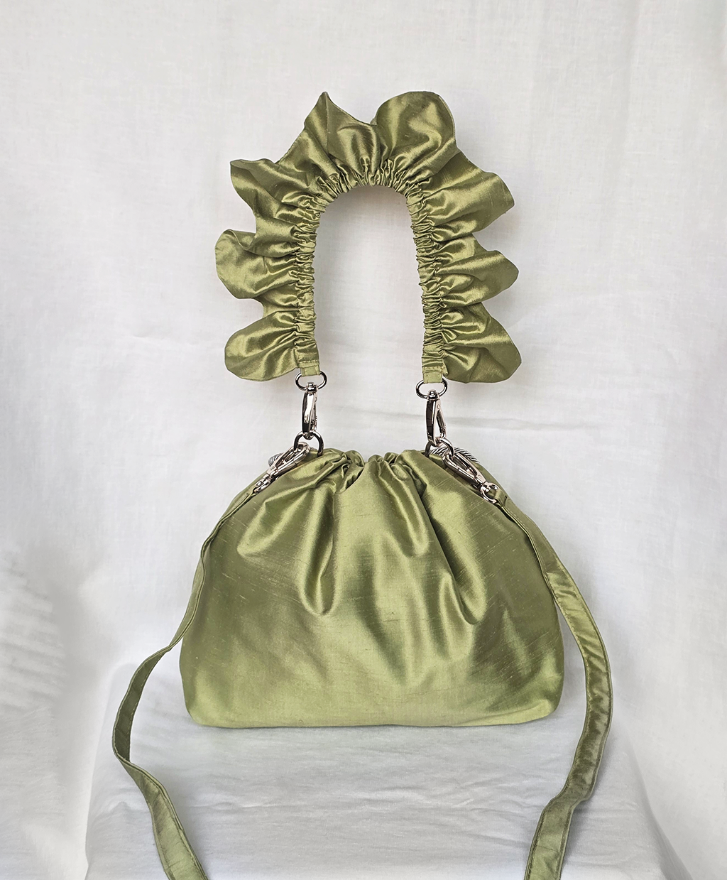 Flowerhead Midnight Moss Silver